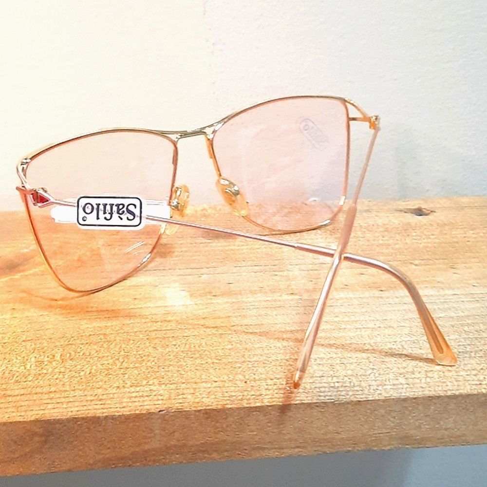 Authentically VINTAGE Rx'able Eyeglass Frame, Safilo women big glasses 59-14-140 - Picture 3 of 7